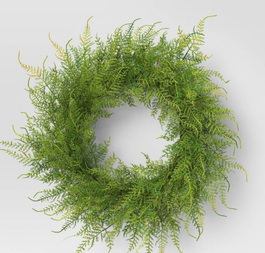 3.5” Artificial Greenery Wreath- Threshold