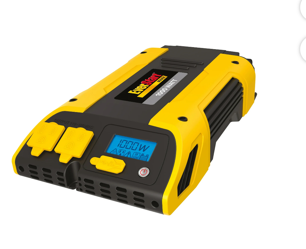 EverStart 1000 Watt Power Inverter with USB (PC1000E) in Yellow and Black