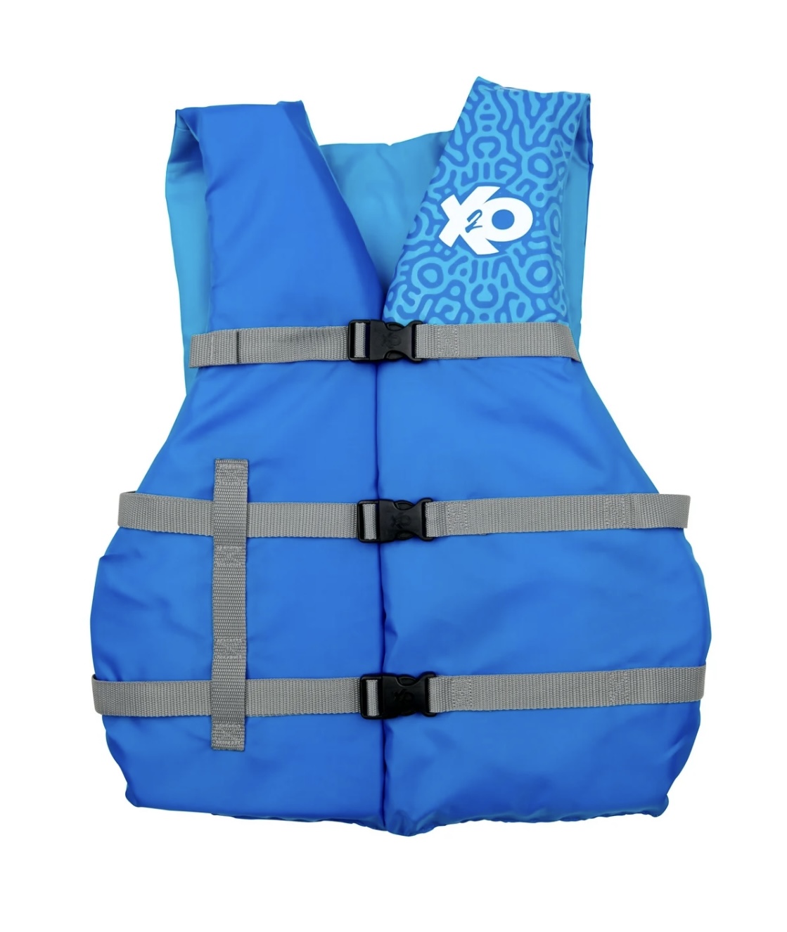 X20 Universal Adult Life Vest and Jacket, (30" - 50" Chest), Blue Ocean Coral, Unisex