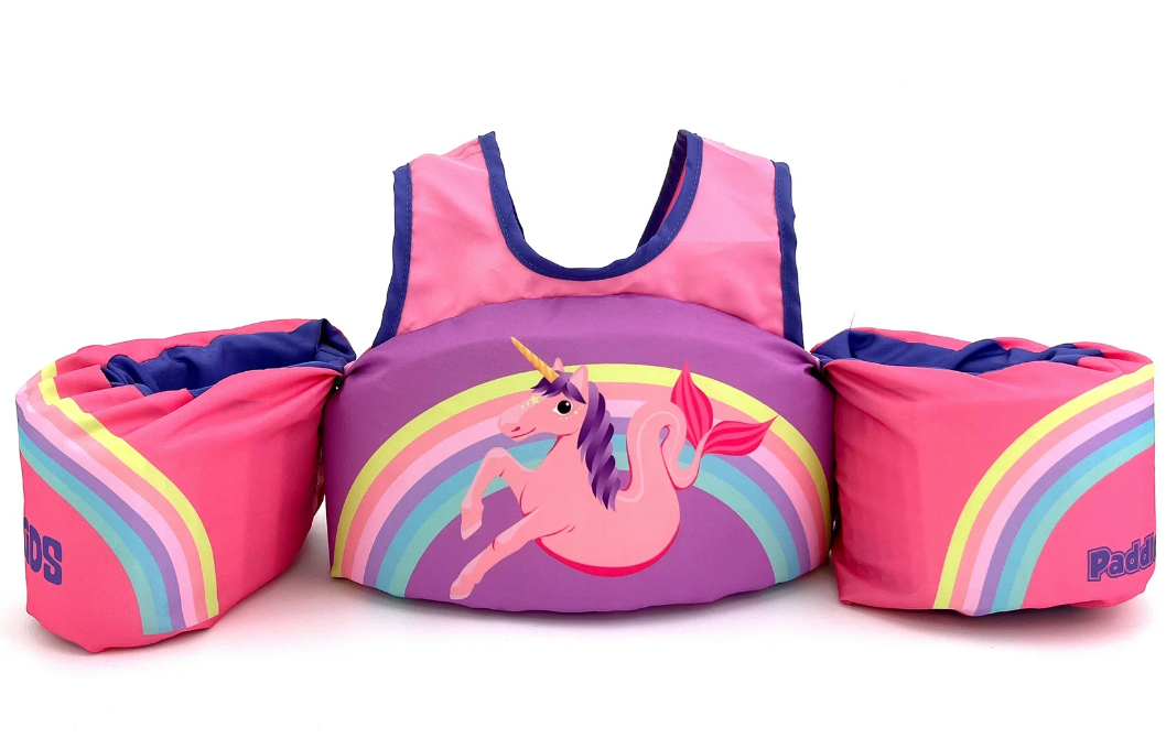 Body Glove Paddle Pal Life Jacket and Vest, Child, Unisex, Unicorn