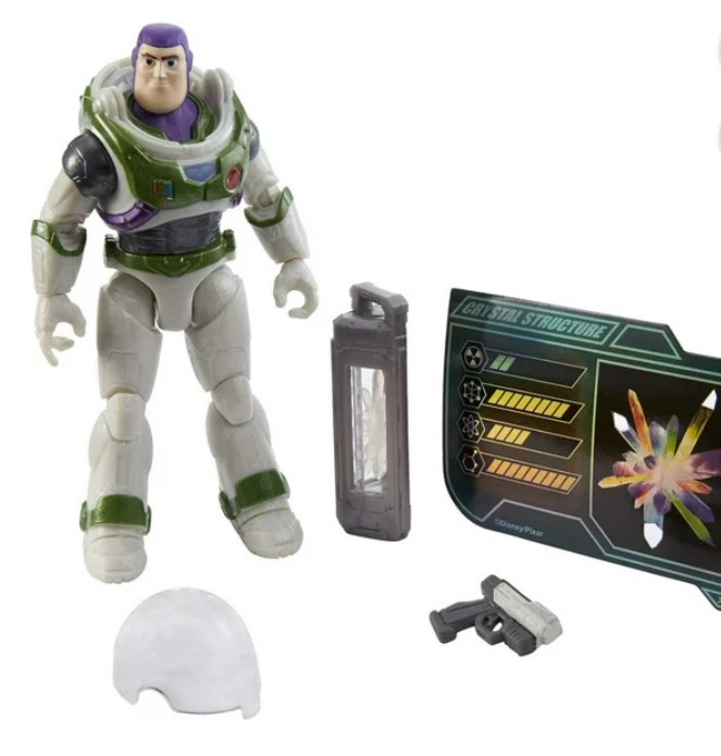 Disney and Pixar Lightyear Crystal Grade Space Ranger Alpha Buzz Action Figure & Accessories, 5-in