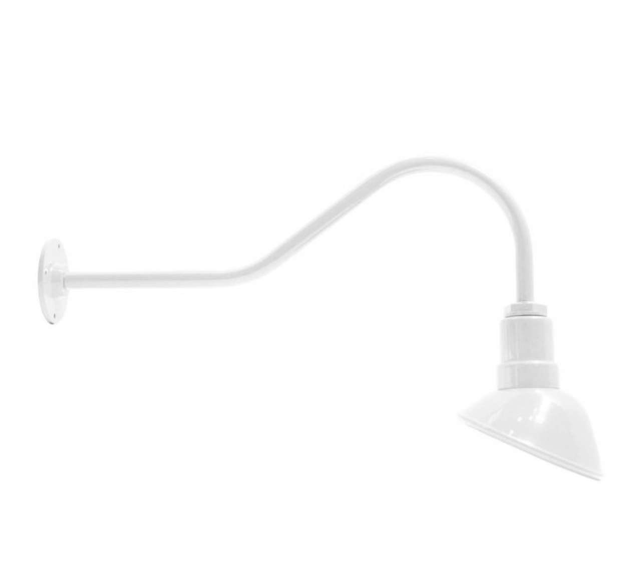 AGB101-AA7 Angled Reflector Sign Lighting Gooseneck RLM Kit White