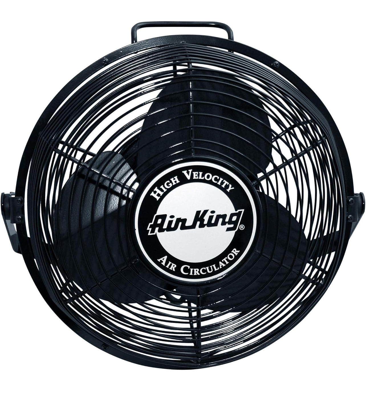 Air King 9312 Powder-Coated Steel Multi-Mount Wall Fan, Black