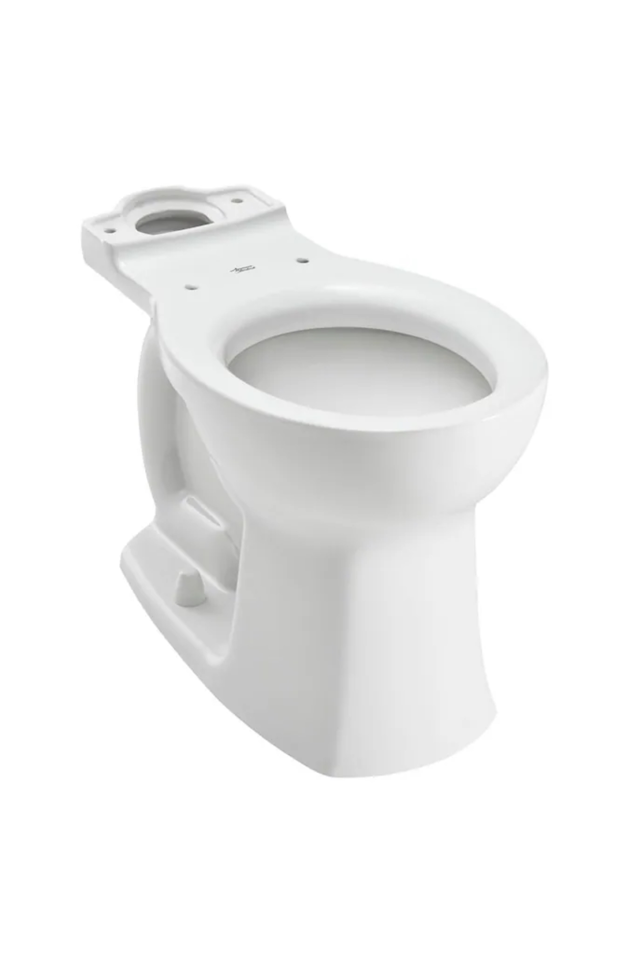 American Standard Edgemere White Round Chair Height Toilet Bowl 12-in Rough-In