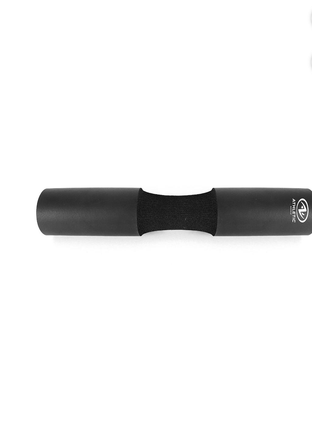 Athletic Works Bar Bell Pad, Non-Slip, Ergonomic Barbell Pad for Neck, Shoulders, and Hips - Black