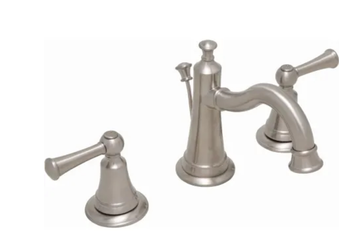 Bartlett 1.2 GPM Widespread Bathroom Faucet with Pop-Up Drain Assembly-Brushed Nickel
