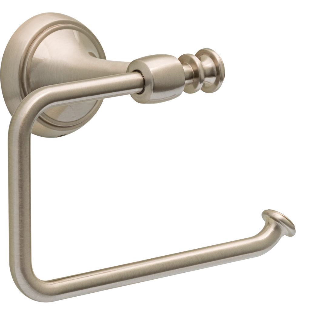 Better Homes & Gardens Safford Bathroom Toilet Paper Holder, Satin Nickel