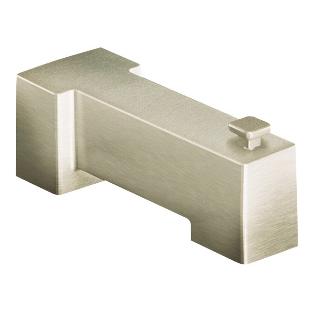 Brushed Nickel Universal Fit Bathtub Spout with Diverter