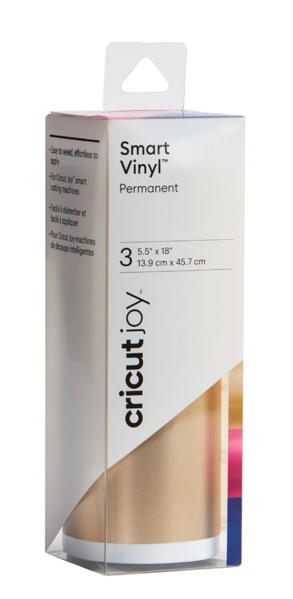 Cricut Joy'™ Smart Vinyl™ Matte Metallic Sampler, Gala - Permanent, 5.5" x 18"
