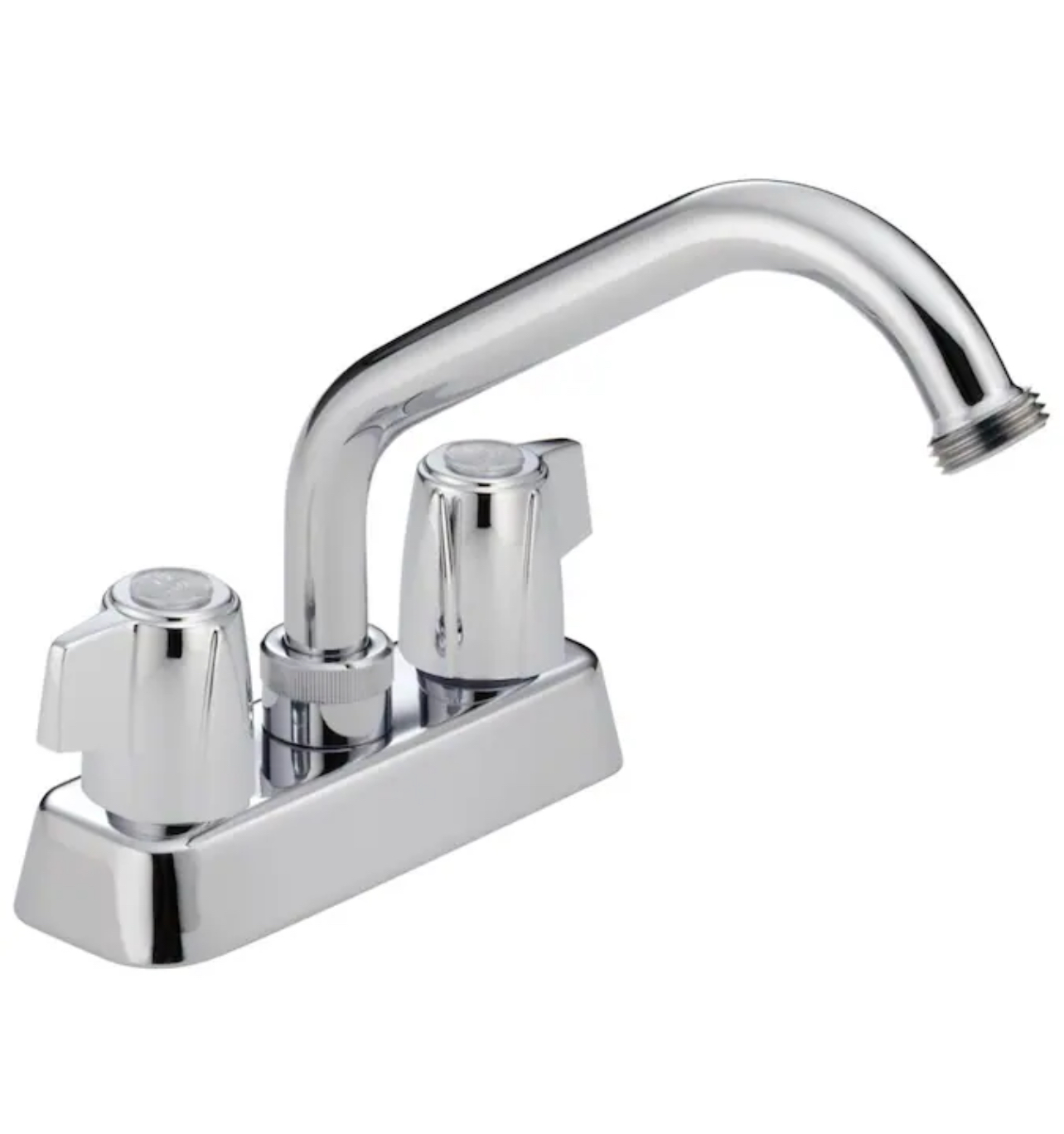 Delta Chrome 2-handle Deck-mount Utility Faucet