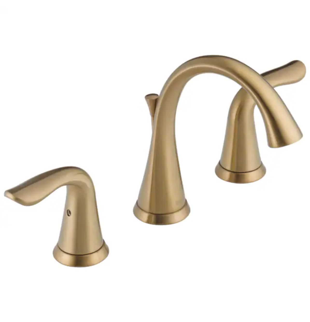 Delta Lahara Widespread Bathroom Faucet with Pop-Up Drain Assembly