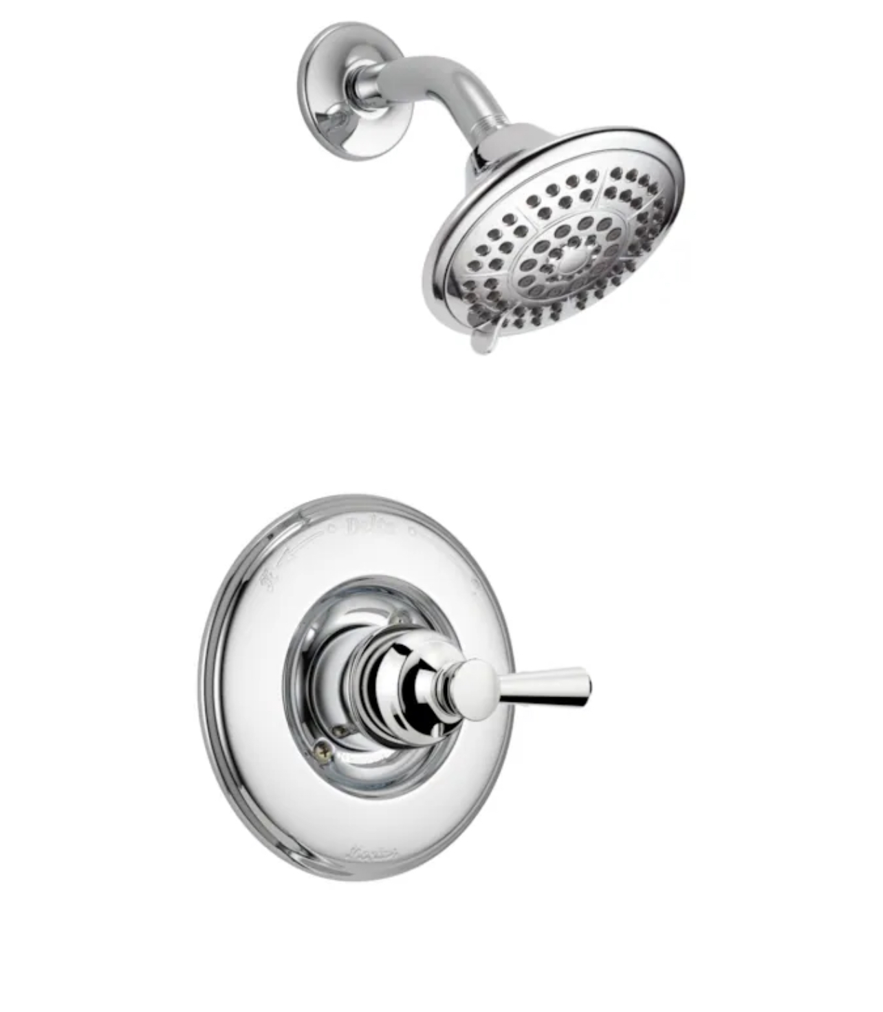 Delta Linden Chrome 1-handle Multi-function 4.9375-Inches Round Shower Faucet