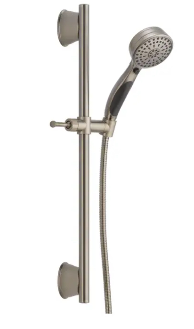 Delta Stainless 6.5-in Round Handheld Shower Head 1.75 GPM