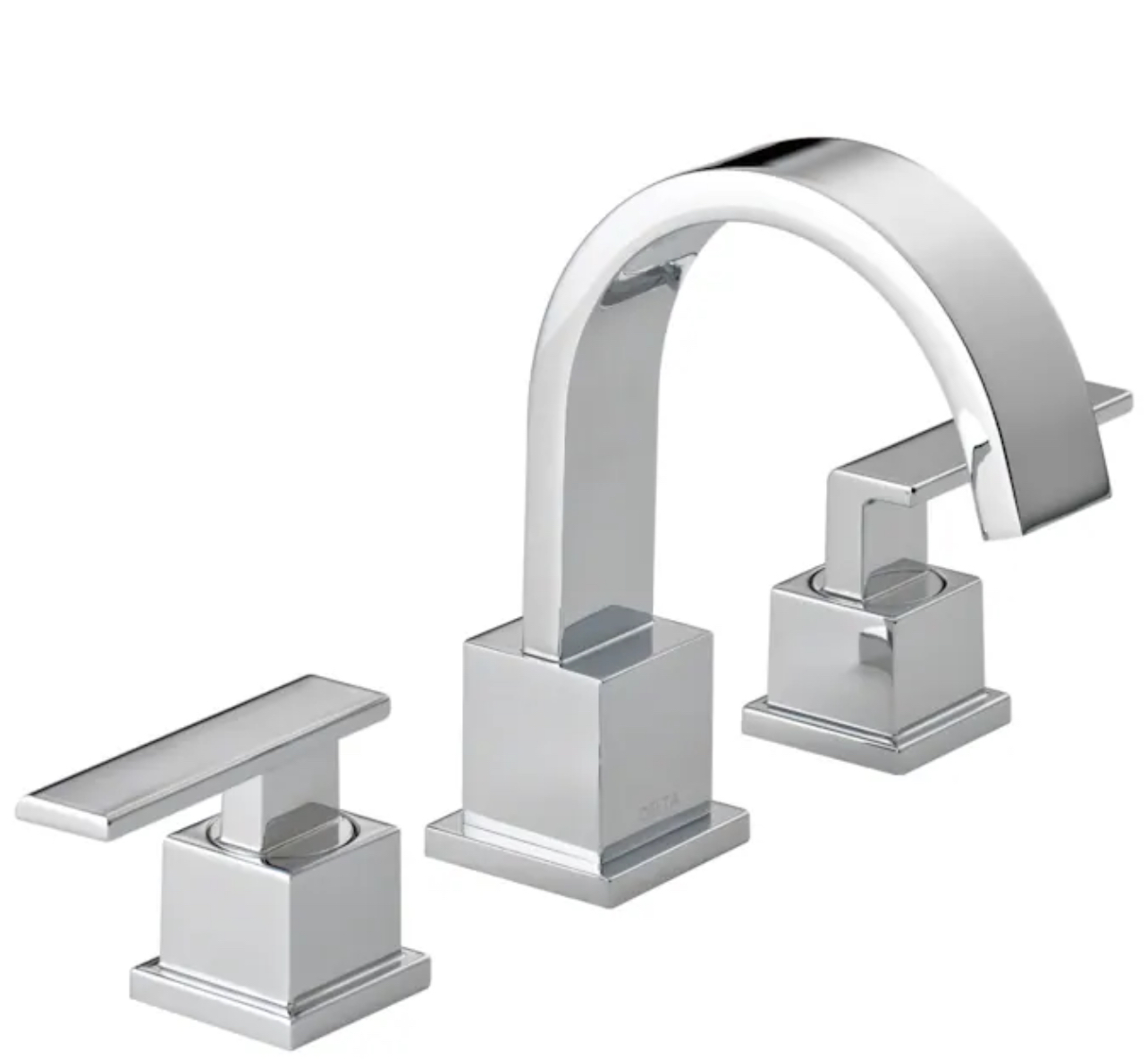 Delta Vero Chrome Widespread 2-Handle WaterSense Bathroom Sink Faucet with Drain