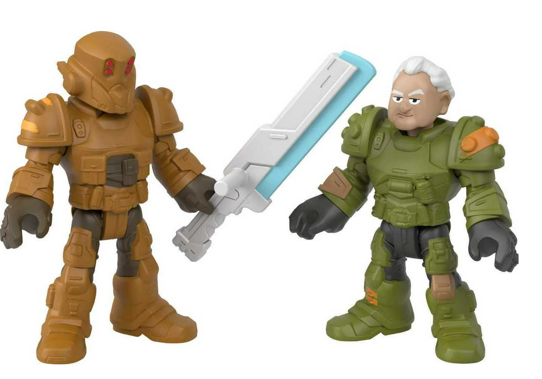 Disney and Pixar Lightyear, Imaginext Darby Steel & Zap Patrol Figure Set, 3-Piece Preschool Toys
