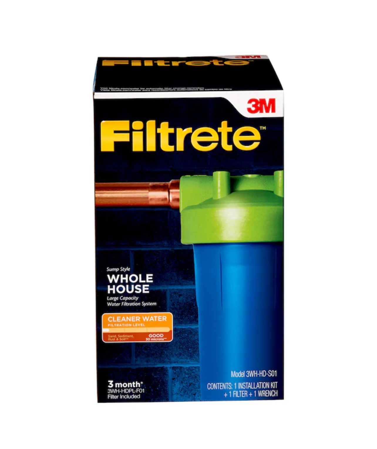 Filtrete 3М Filtrete Whole House Water Filtration Single-stage Mechanical Filtration Whole House Water Filtration System