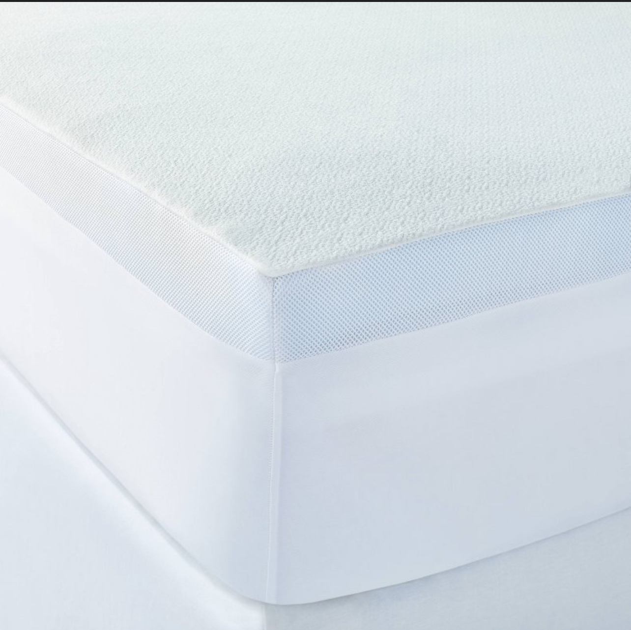 Full 3" Serene™ Foam Mattress Topper - Casaluna™: Polyester Cover, CertiPUR-US, Reduced Motion Transfer