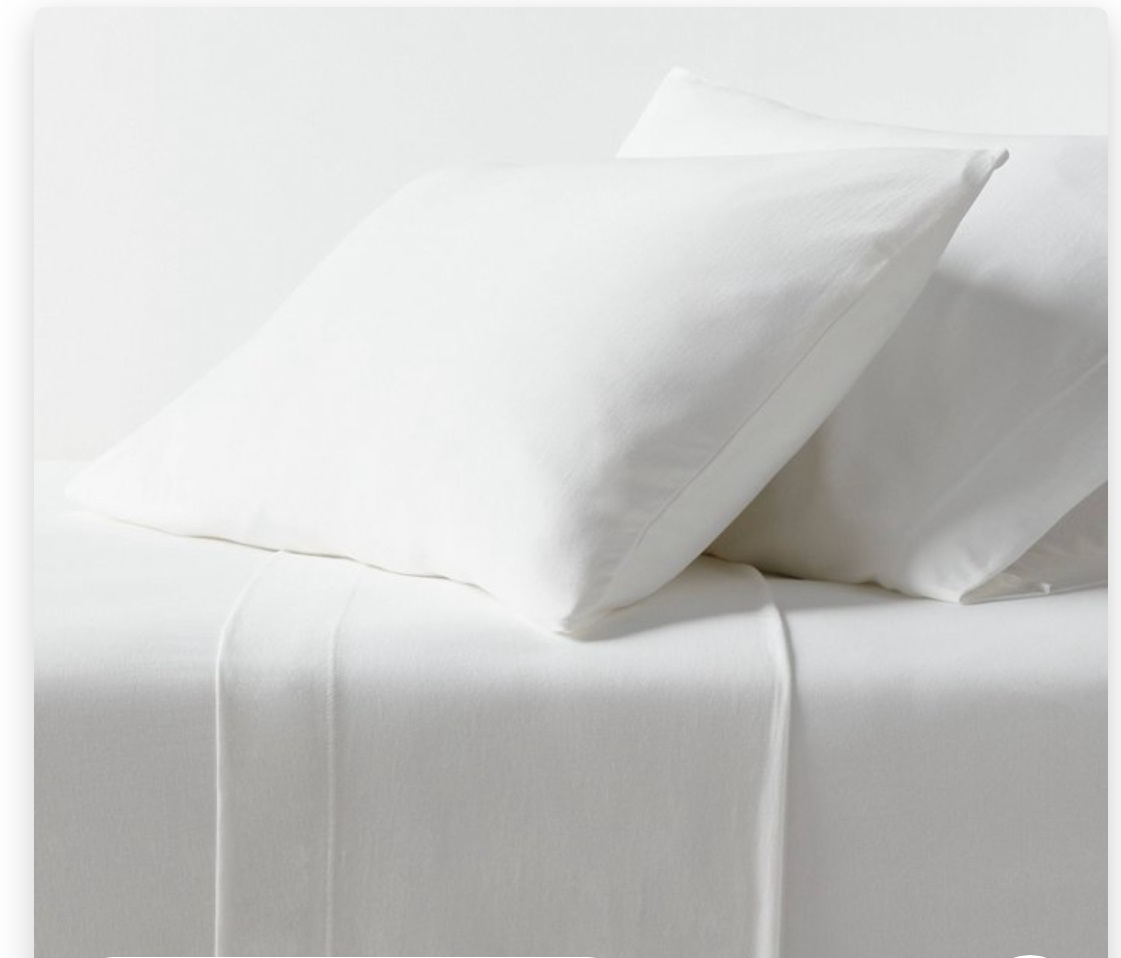 Full Cotton Jersey Sheet Set White -Threshold