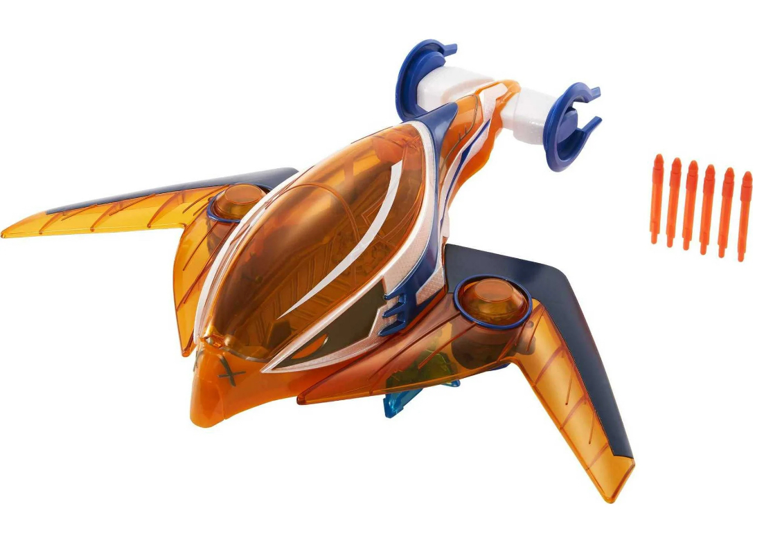 He-Man and the Masters of the Universe Talon Fighter Vehicle, 17-in Plane Launches Projectiles