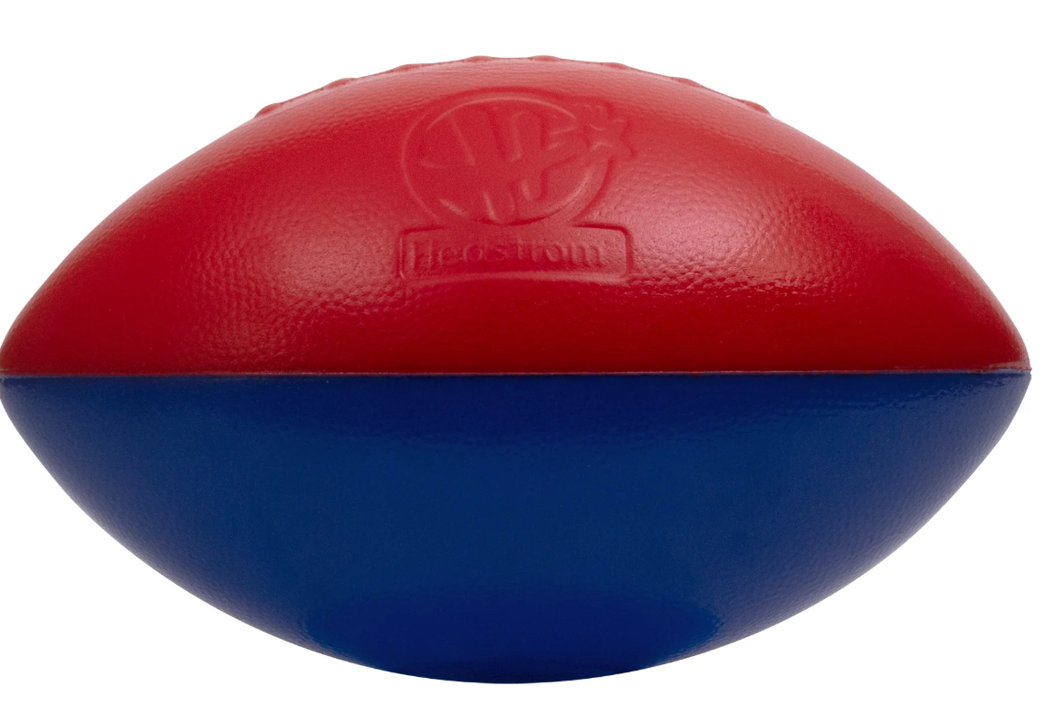 Hedstrom Kids Foam Football, Red and Blue, 9 inch