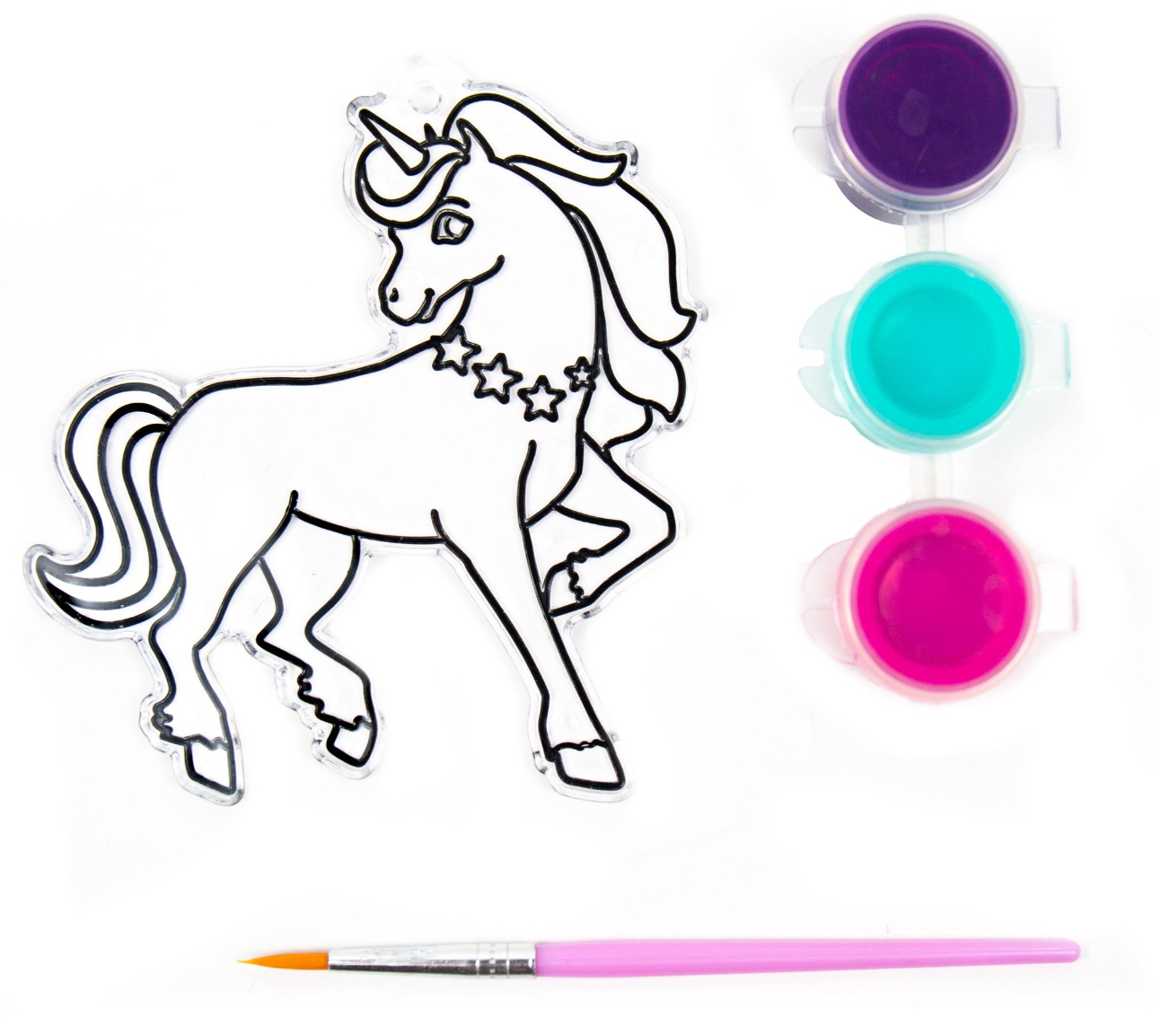 Hello Hobby Unicorn Suncatcher Art Kit (5 Pieces), Boys and Girls, Child, Ages 5+