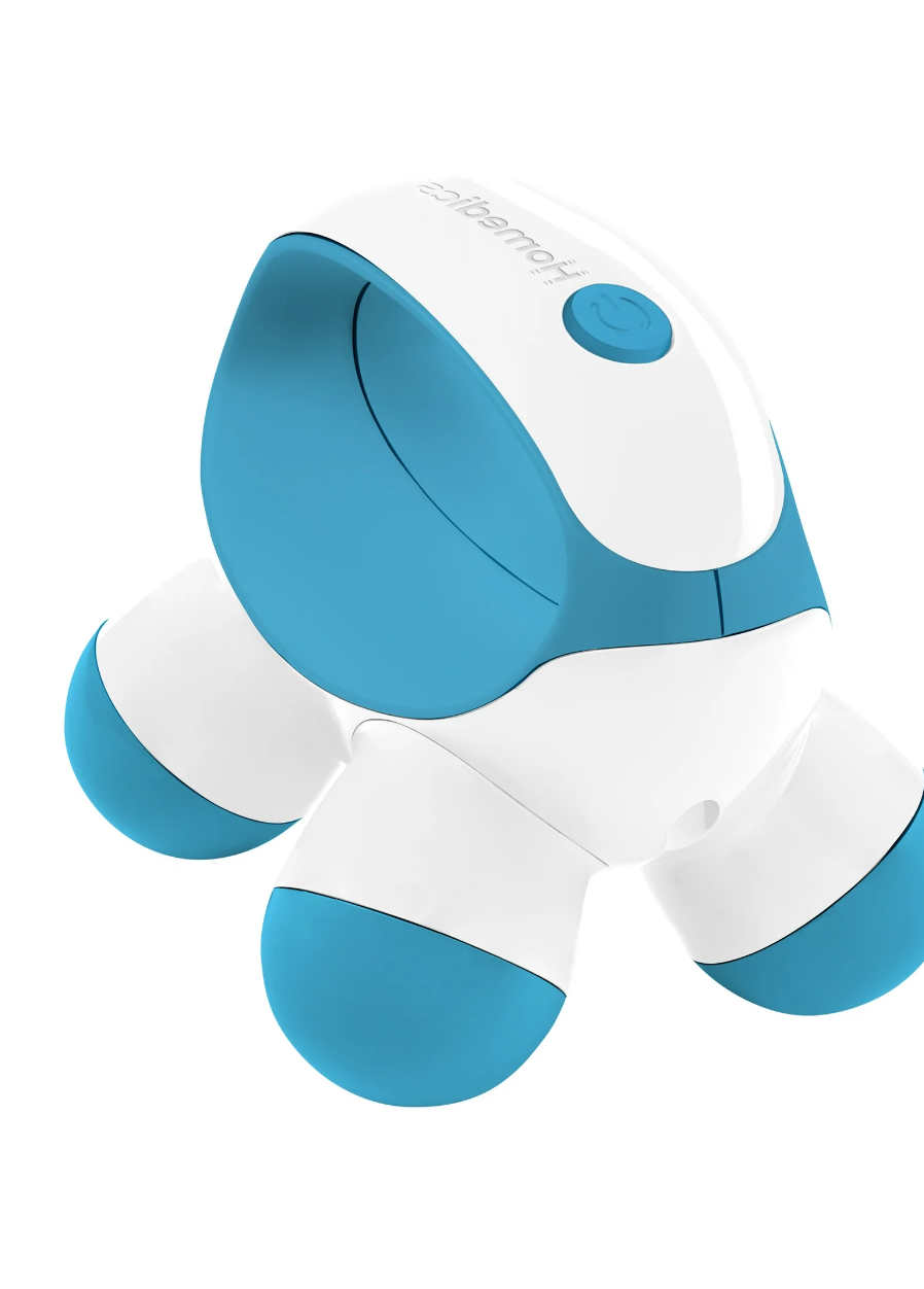 Homedics Quad Mini Massager NOV-37 Available in 3 Colors for Full Body - Blue
