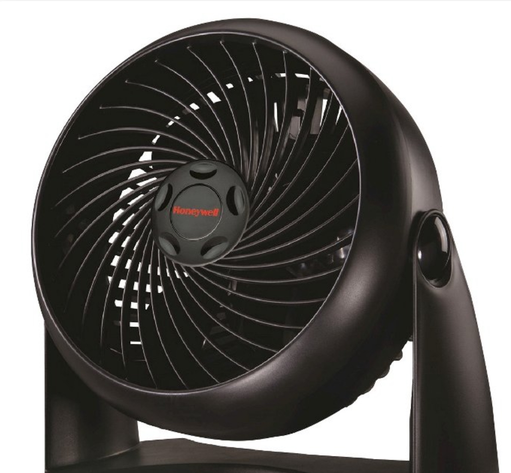 Honeywell TurboForce Table Air Circulator Fan Black HT900: Portable Desk Fan, Quiet Operation, Adjustable Tilt, 3 Speeds