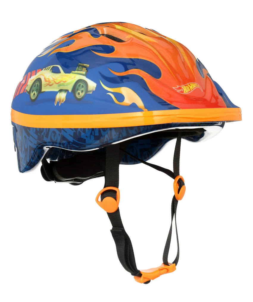 Hot Wheels Helmet with Surprise Bonus Car for Bikes, Skateboards and Scooters for Kids Ages 5+