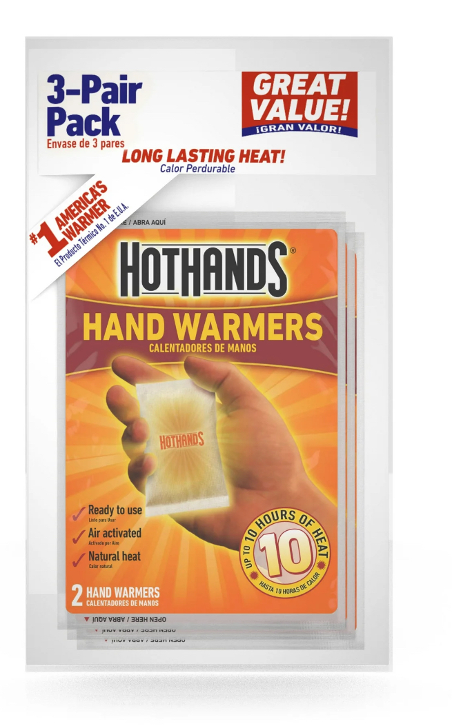 HotHands Hand Warmers 3-Pair Pack