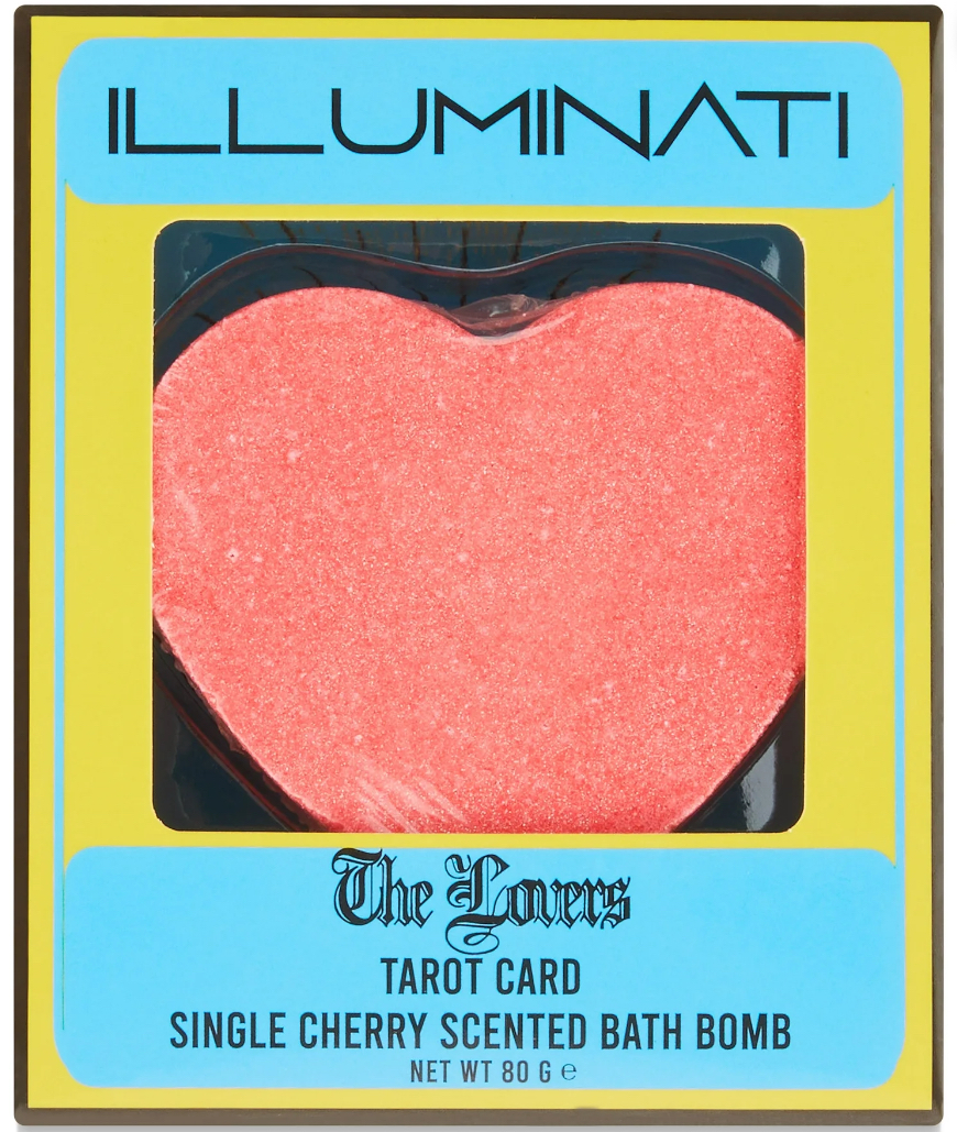 Illuminati Cosmetics The Lovers (Heart) Cherry Scented Tarot Bath Bomb