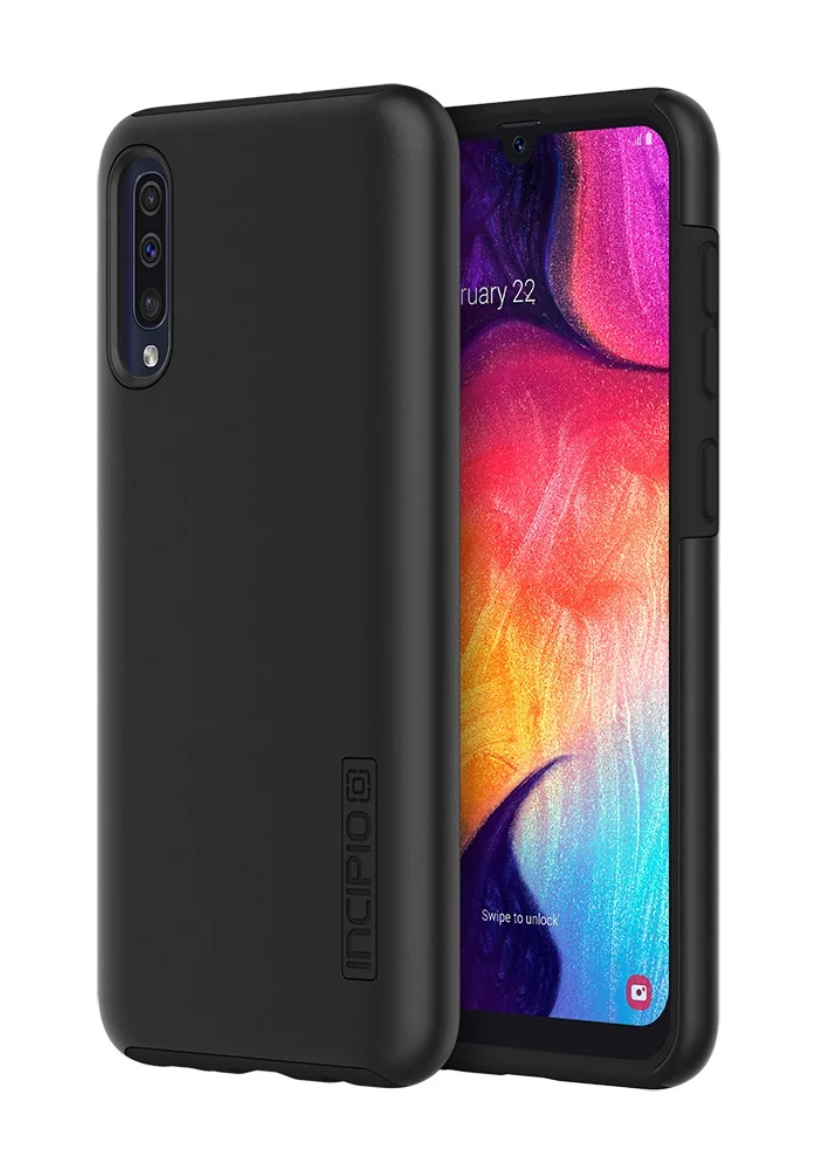 Incipio DualPro Classic Phone Case for Samsung Galaxy A50 - Jet Black