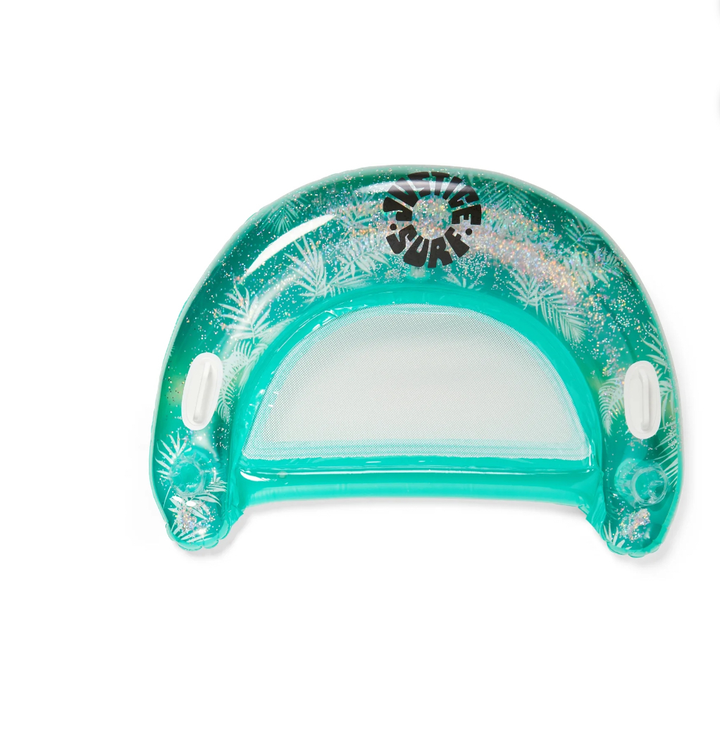 Justice Pool Chair Float, Color: Teal, Ages Group: 6+, Unisex