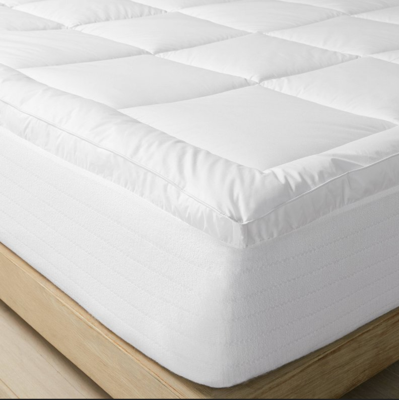 King Ultra Loft Down Alternative Mattress Pad - Casaluna™: 280 Thread Count, 100% Cotton, OEKO-TEX Certified
