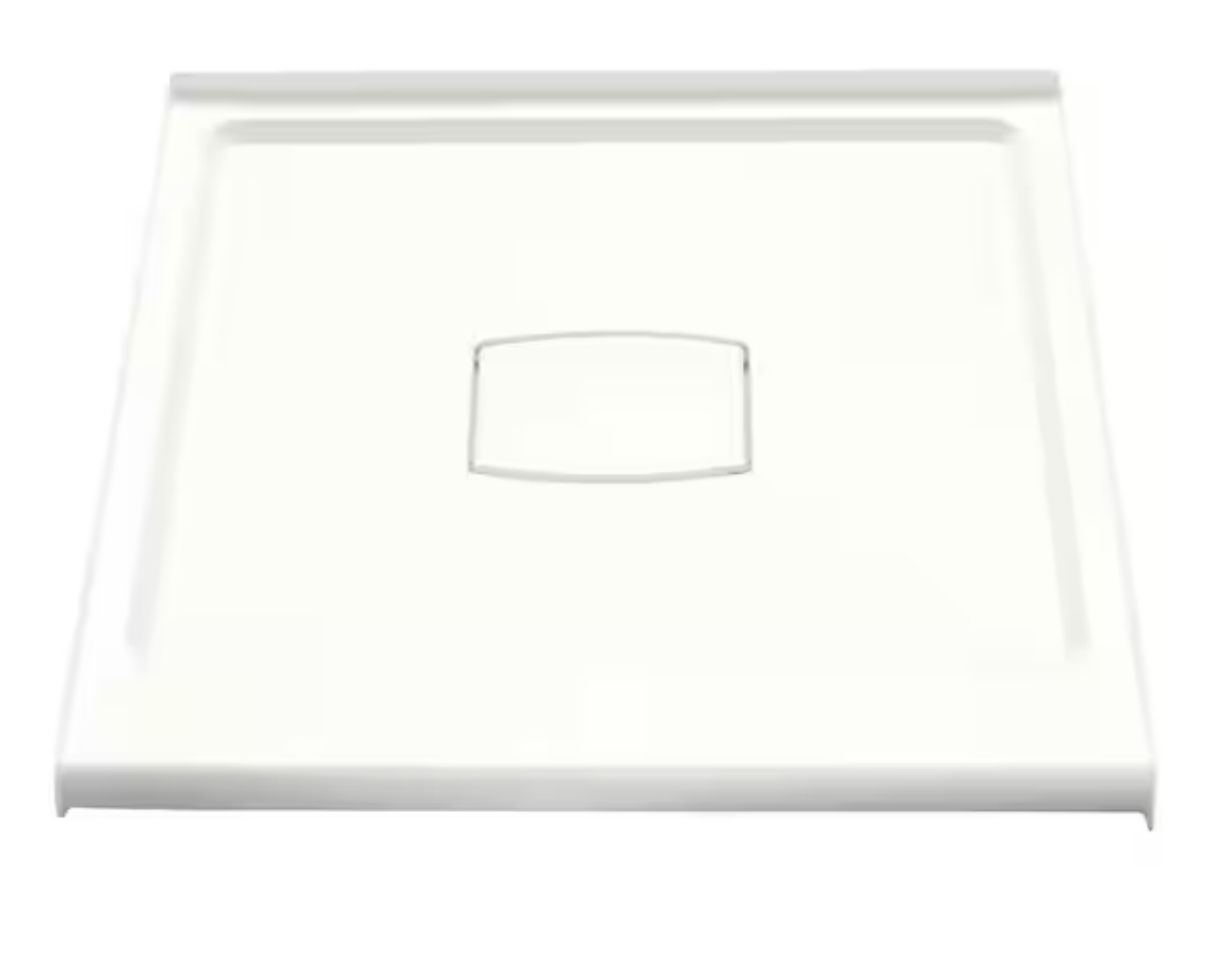 KOHLER Archer 36 in. x 36 in. Single Threshold Shower Base with Center Drain and Removable Drain Cover in White