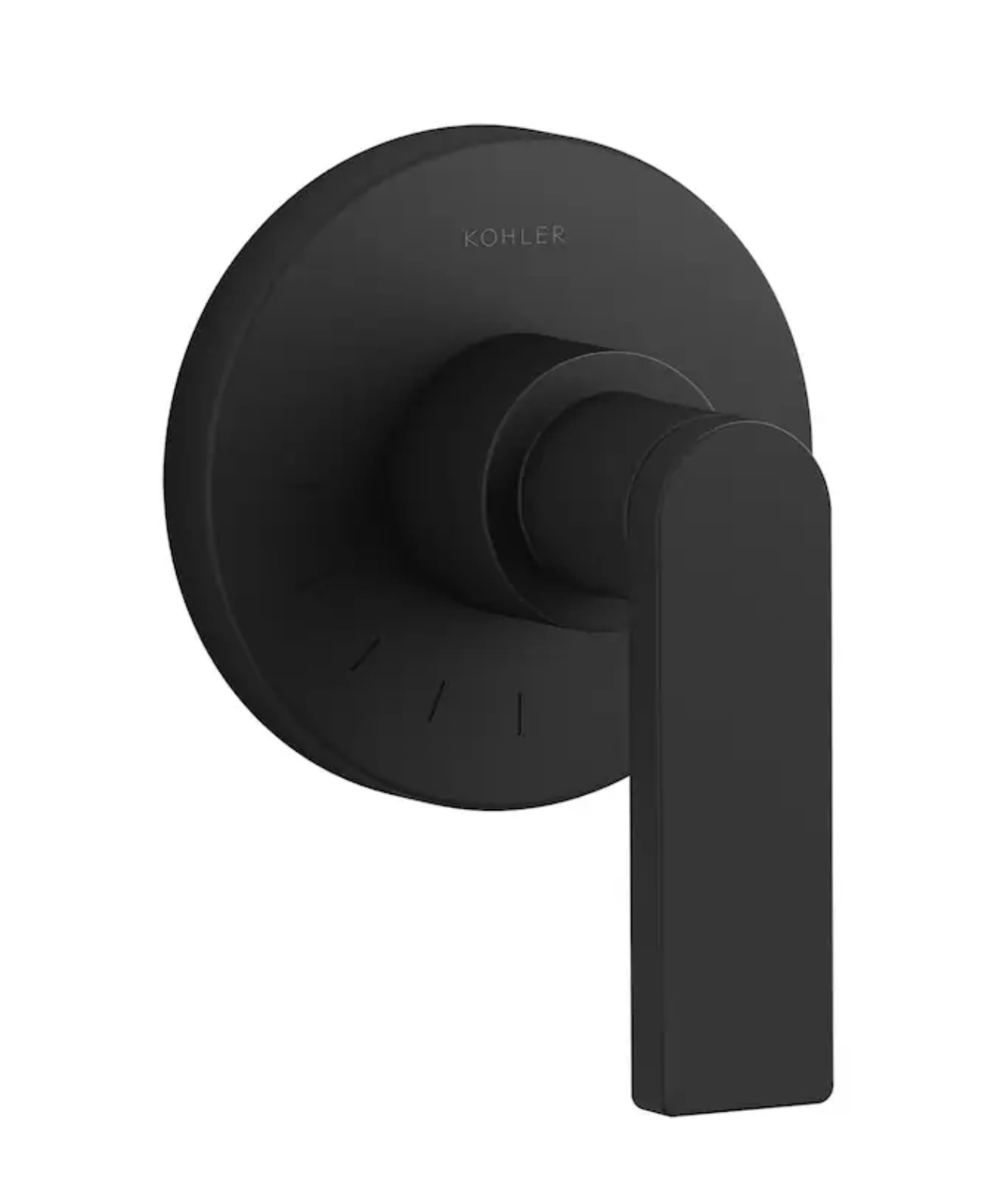 KOHLER Composed Matte Black 3.875-Inches Universal Bathtub/Shower Shower mixer 3.25-Inches -ID