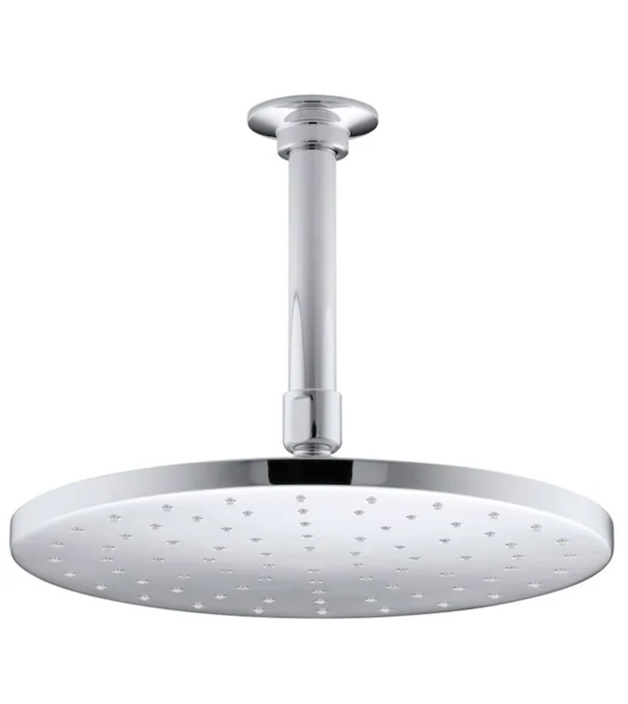 KOHLER Contemporary Polished Chrome 10-in Round Fixed Rain Shower Head 2.5 GPM