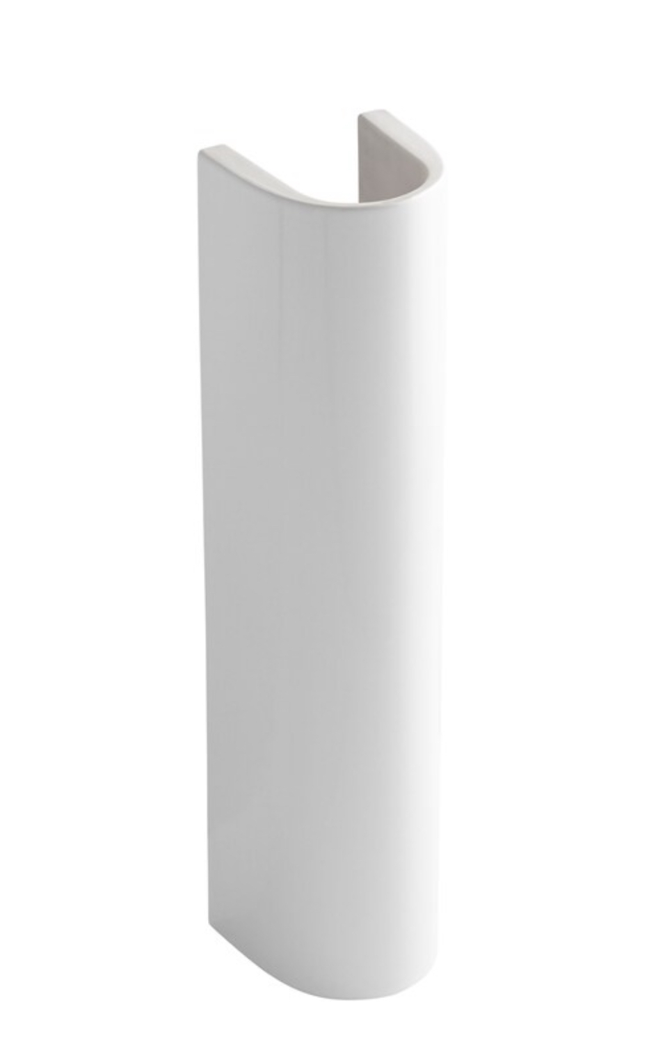 KOHLER Veer Vitreous China White Pedestal Sink Base
