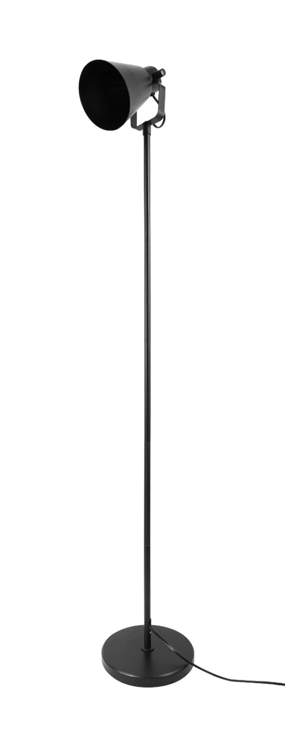 Mainstays Modern 64" Floor Lamp with Adjustable Head, Teen & Twen & Adult, Black