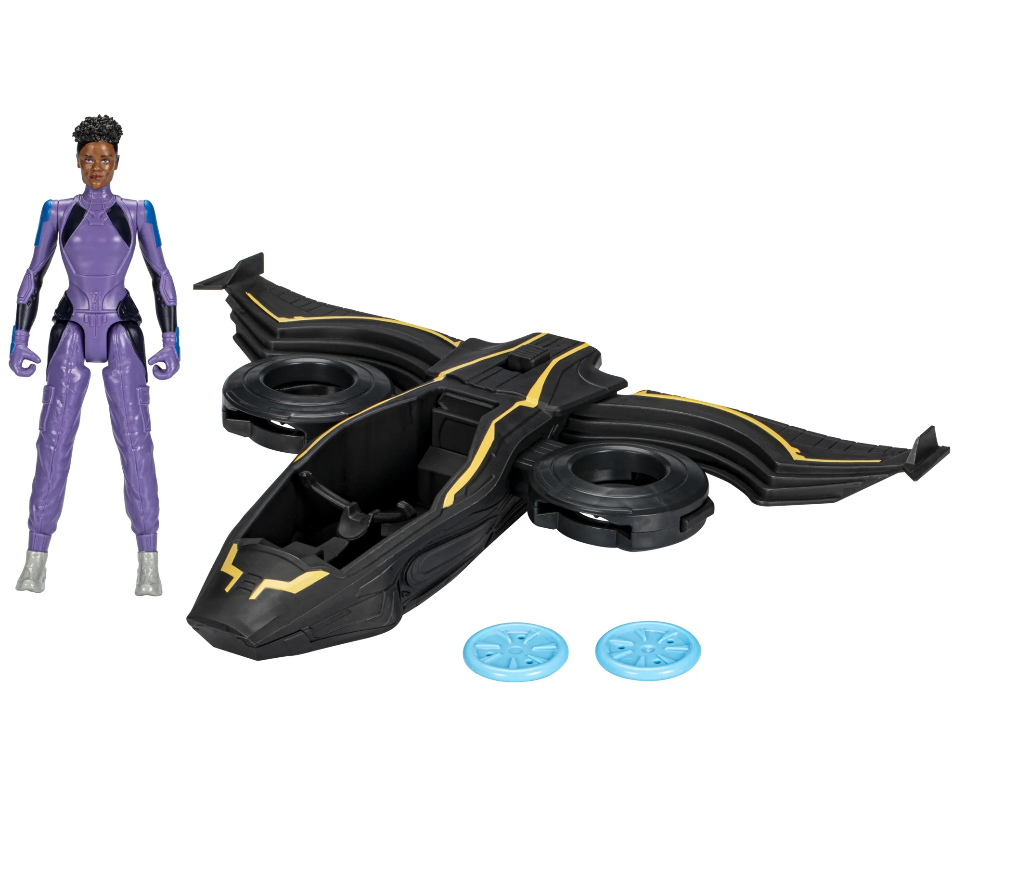 Marvel Black Panther Wakanda Forever Vibranium Blast Sunbird with Shuri Action Figure