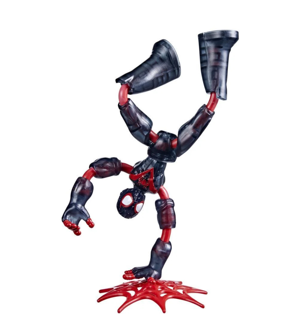 Marvel: Spider-Man Bend and Flex Missions Miles Morales Kids Toy Action Figure for Boys and Girls Ages 4 5 6 7 8 and Up (6")