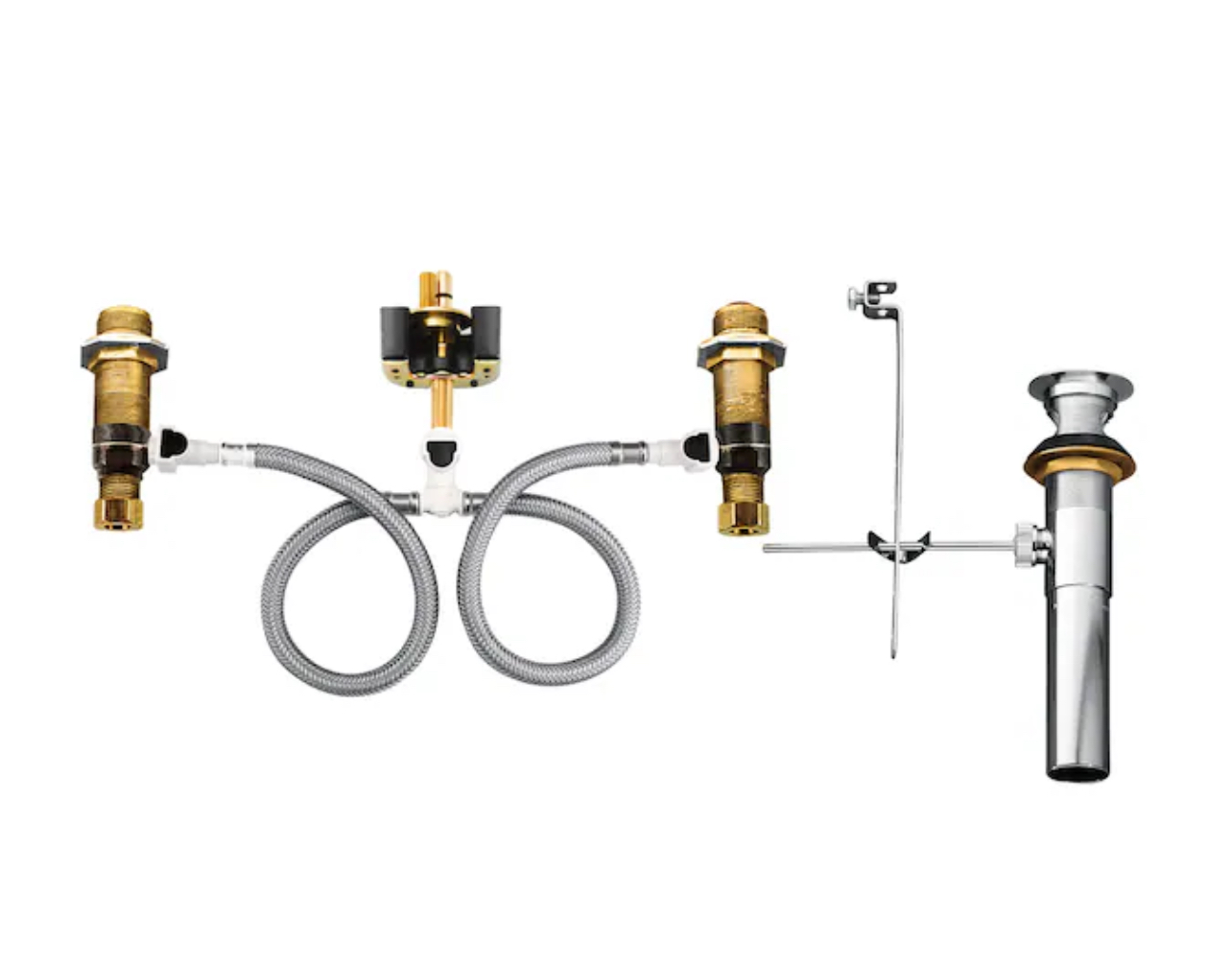 MOEN 1/2-in Brass Compression x Iron Pipe Size Deck Mount Valve