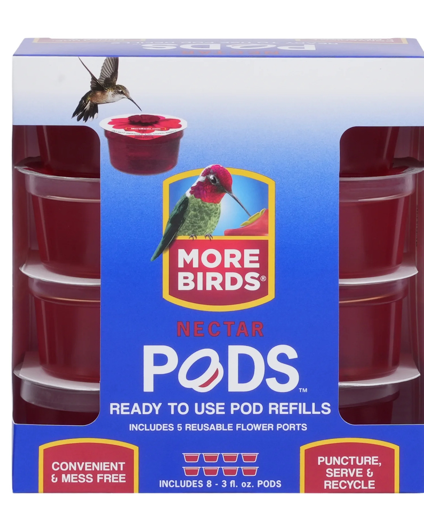 More Birds Nectar Pods Refills, 8ct