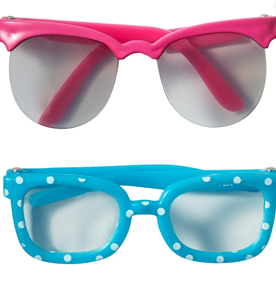 My Life As Polka Dot Reading Glasses & Sunglasses Accessory Set for 18-Inch Doll