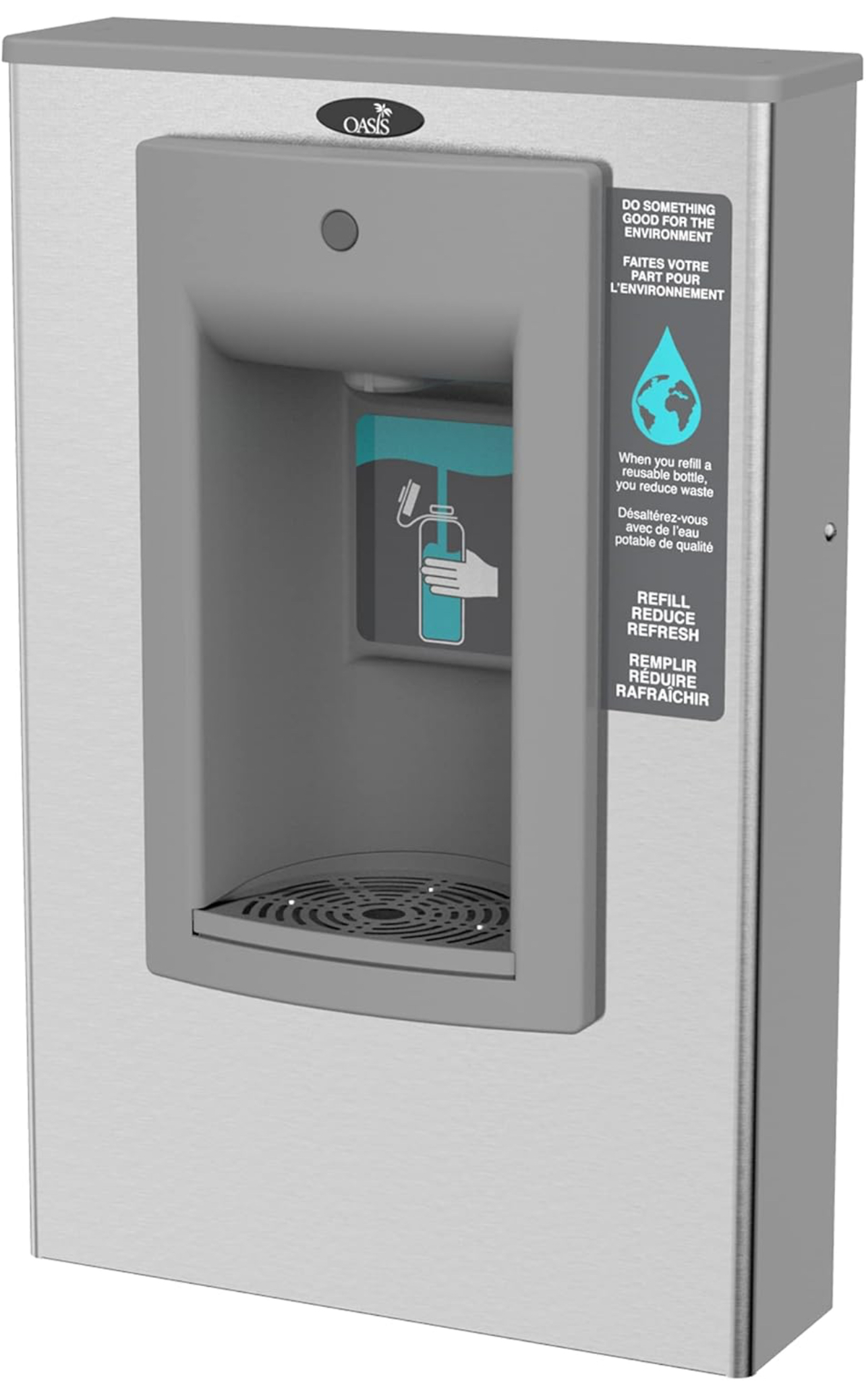 Oasis Hands-Free Non-Refrigerated Wall Mounted Sports Bottle Filler