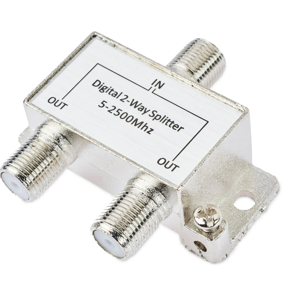 onn. Digital Coax 2-Way Splitter
