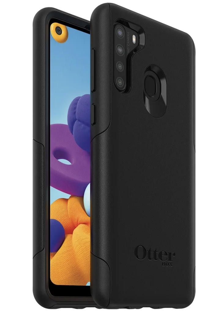 OtterBox Commuter Lite Series Phone Case for Samsung Galaxy A21 - Black