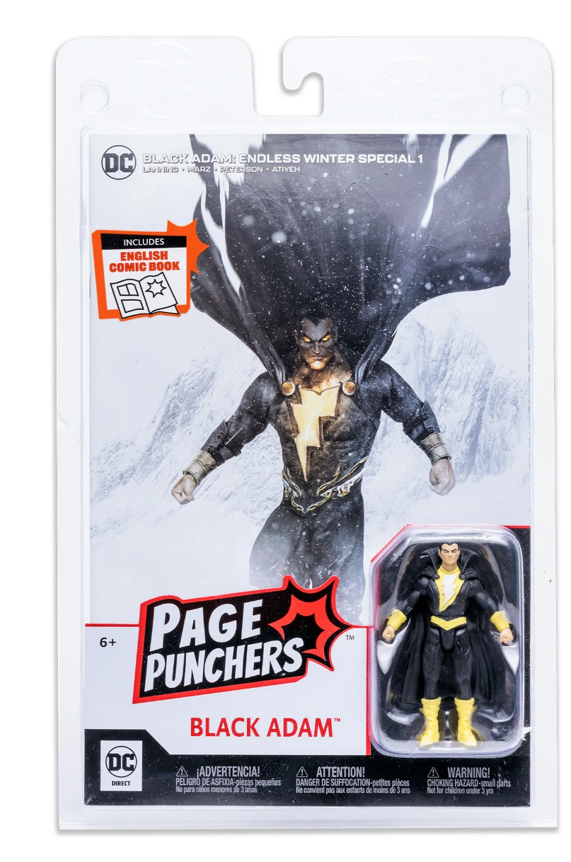 Page Punchers Black Adam Action Figure 3"