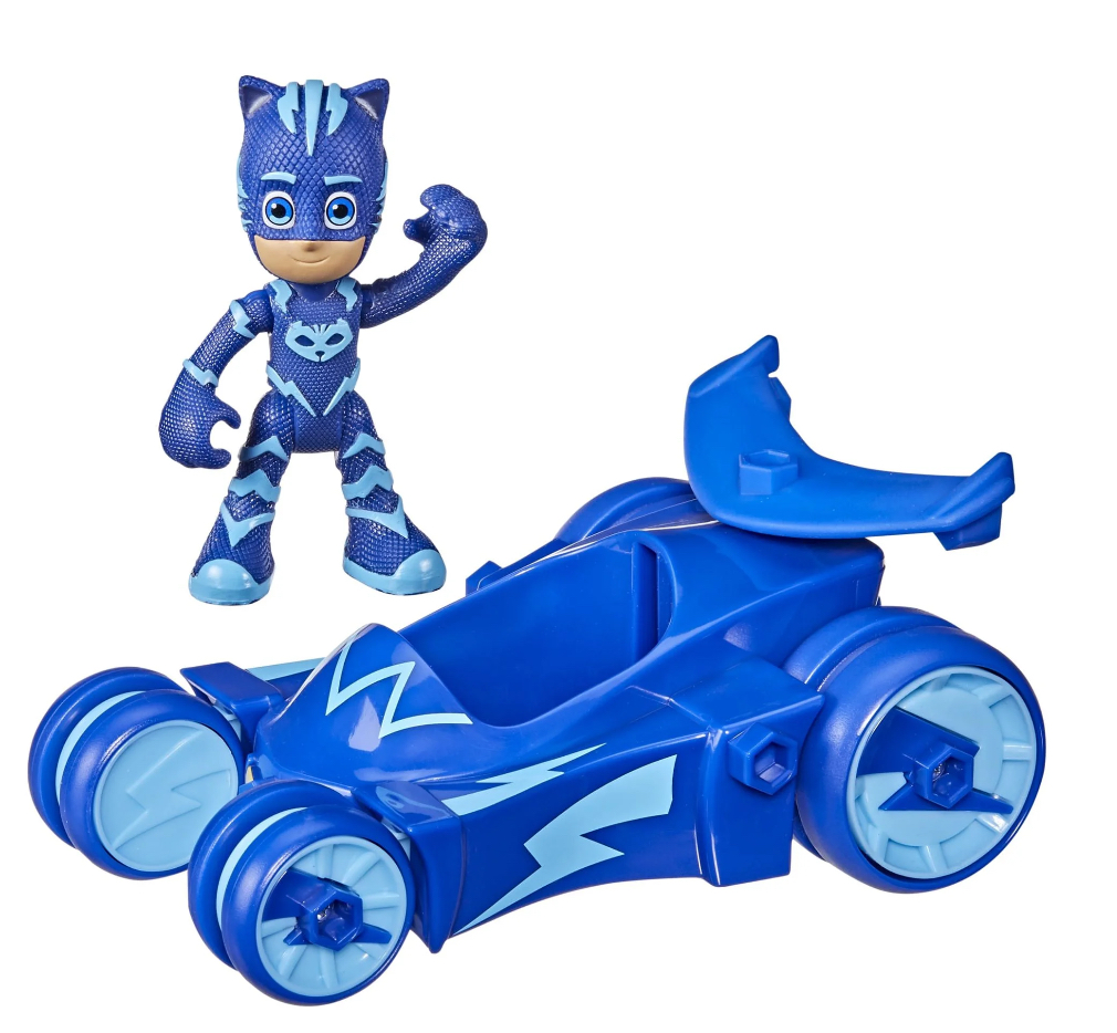 PJ Masks Cat-Car Preschool Toy, Hero Vehicle with Catboy Action Figure