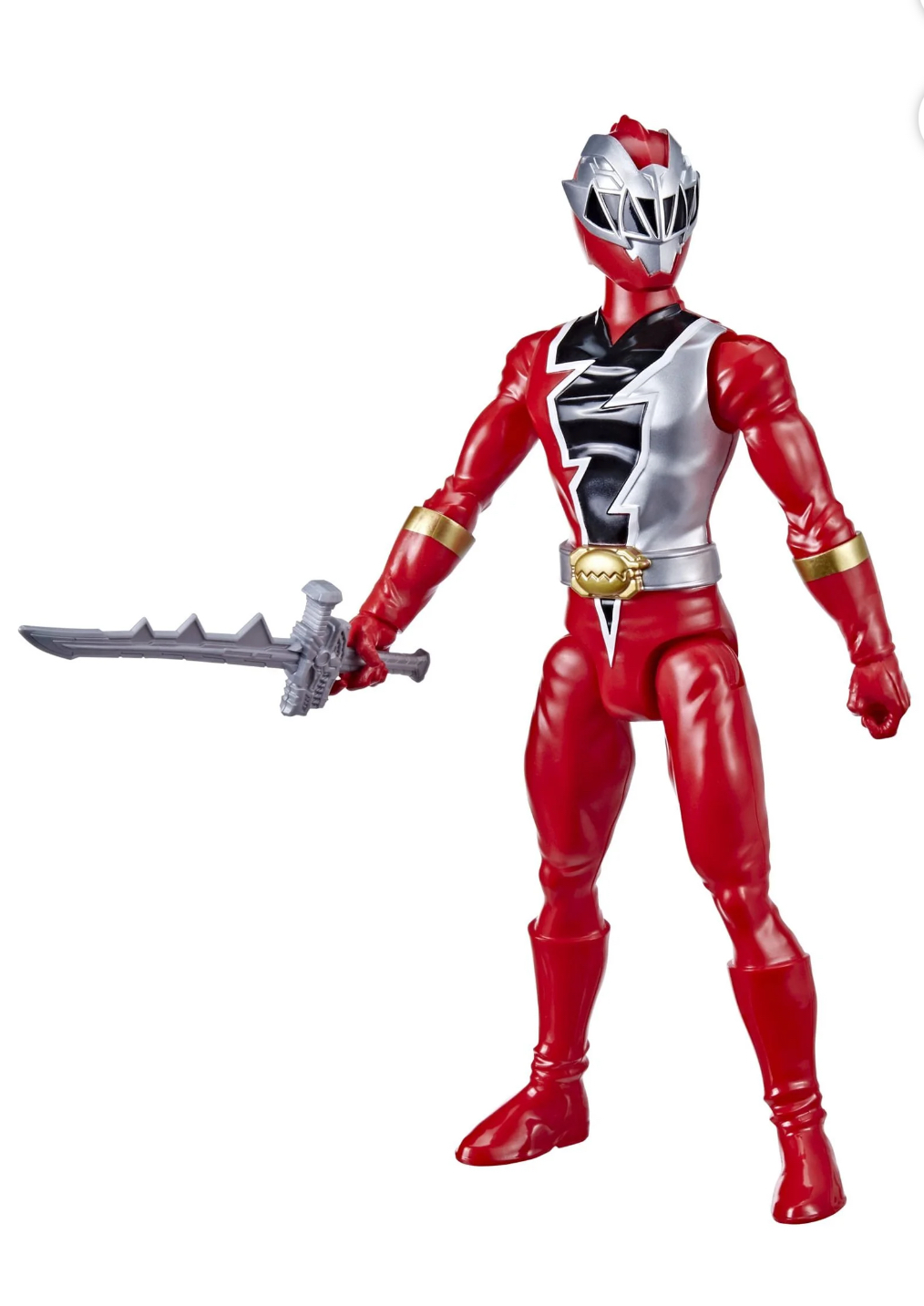 Power Rangers Dino Fury Red Ranger Action Figure, Inspired by Power Rangers Show