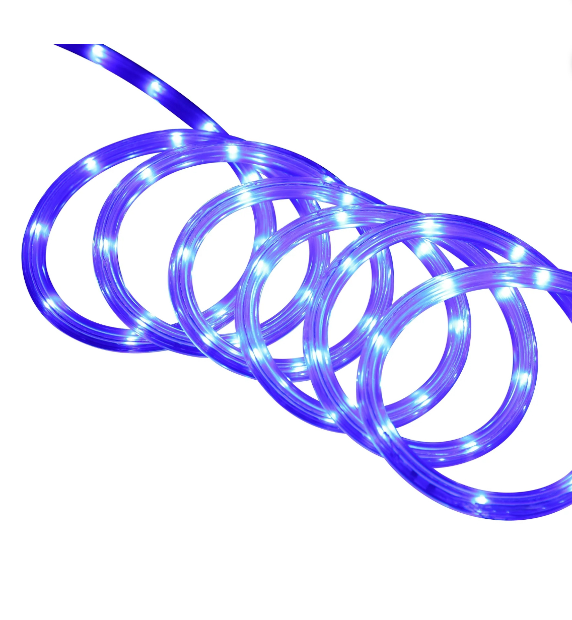 18 ft Super Bright LED Blue Rope Lights, by Holiday Time